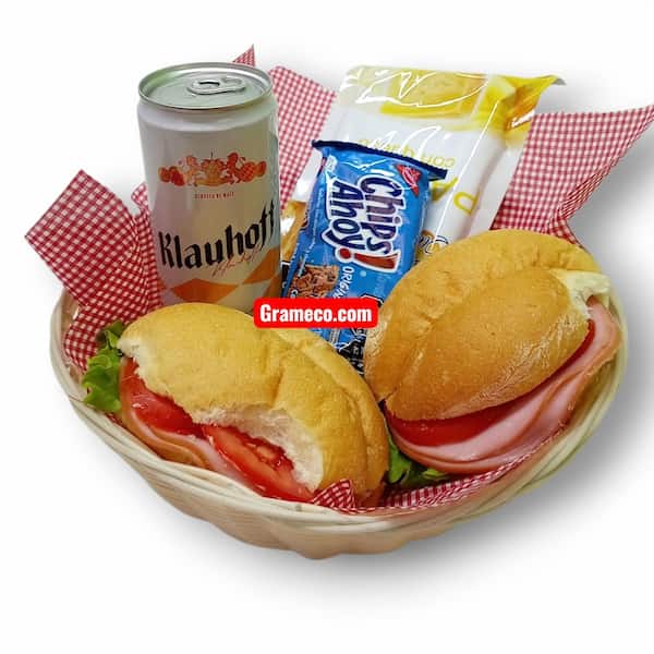 Desayuno gourmet delivery Lima con Cerveza - Aleman - Cod:LOS15