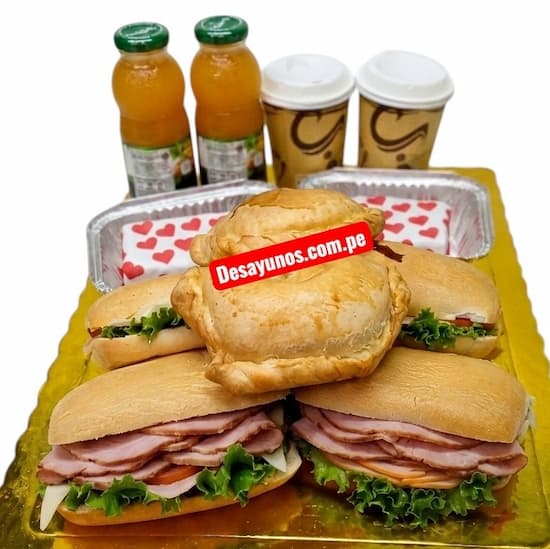 Desayuno delivery para dos personas en Lima - Cod:LOS16