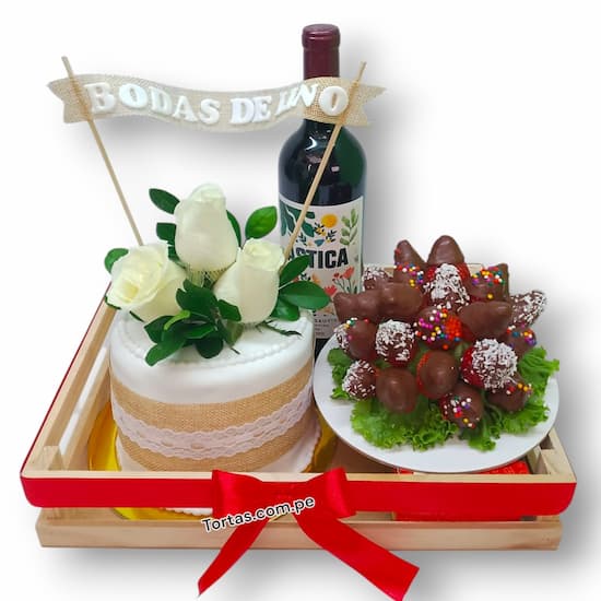 Cava de Vino, Frutero, Torta, Regalos Delivery Lima y Callao - Cod:LVN02