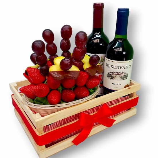 Vino Delivery lima, frutas y Regalos a domicilio  - Cod:LVN03