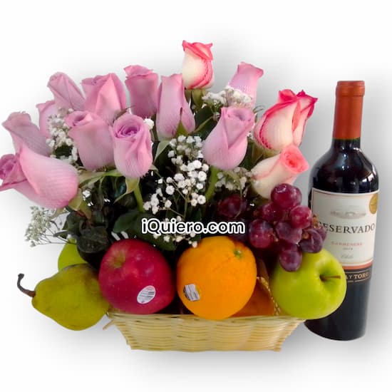 Frutas con Vino Delivery en Lima Regalos - Cod:LVN06
