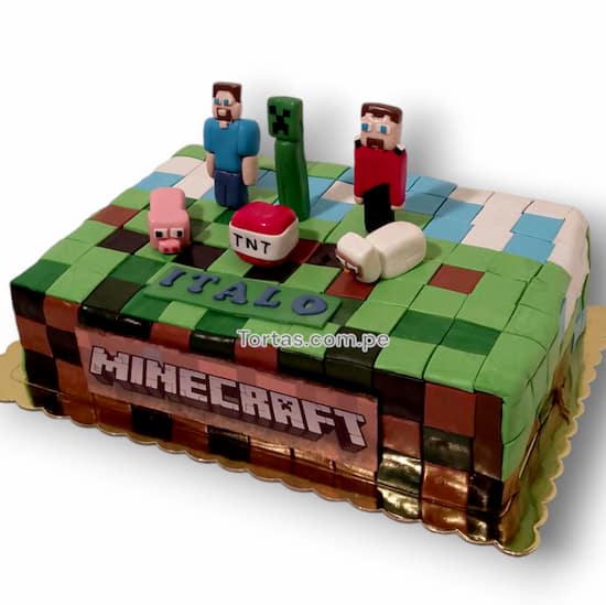 Torta tematica Mine Craft Delivery - Cod:MCT01