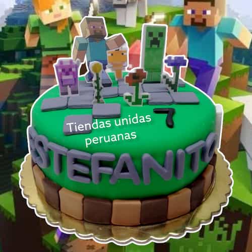 Torta Minecraft - Cod:MCT02