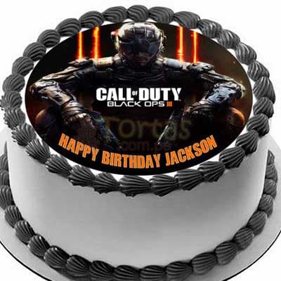 FotoTorta Call of Duty black ops 3 - Tortas Delivery Lima - Cod:MIL16
