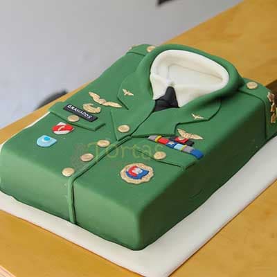 Torta Uniforme Militar | Torta uniforme militar - Cod:MIL22