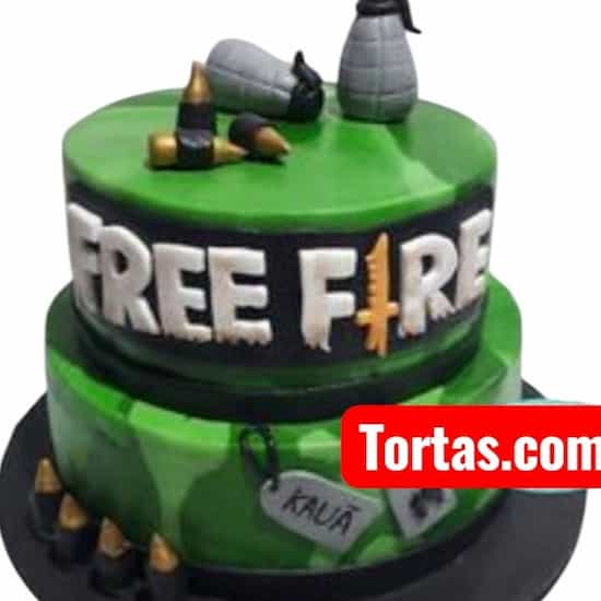 Torta Free Fire - Cod:MIL26