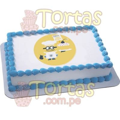 Foto torta 14 Mi Villano Favorito | Minions | Torta de minions - Cod:MVF14