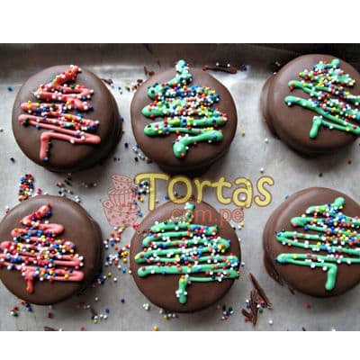 Alfajores con diseño de Navidad | Alfajores Delivery | Alfajores a Domicilio | Casa del Alfajor