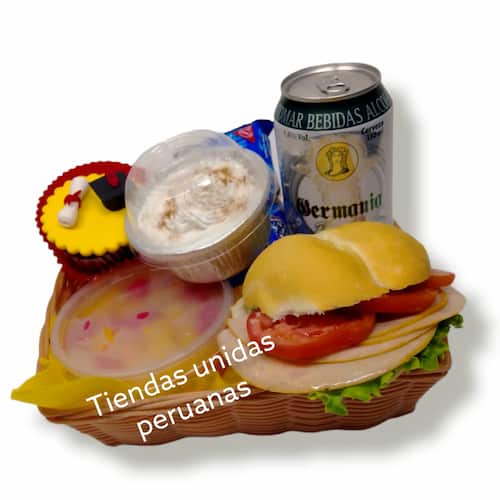 Regalo y Desayuno para Graduacion Delivery a domicilio Lima - Cod:OFX09