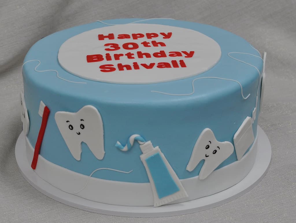 Torta con Tematica de dentista | Odontología | Pastel de dentista | Pastel dentista - Cod:OLG07