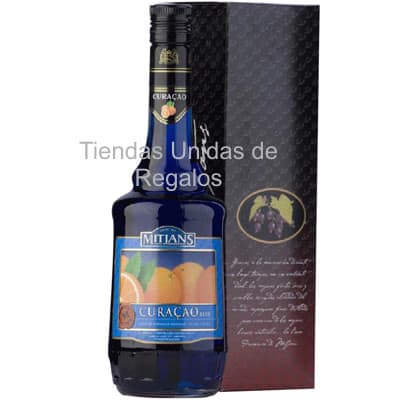 Blue Curacao Mitjans | Licor Convier Blue Curacao Botella 750 ml - Cod:OTR02