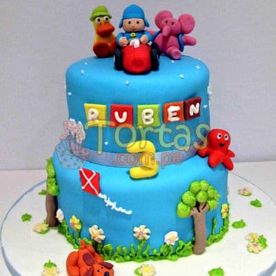 Torta Pocoyo 06 | Torta de Pocoyo - Cod:PCY06
