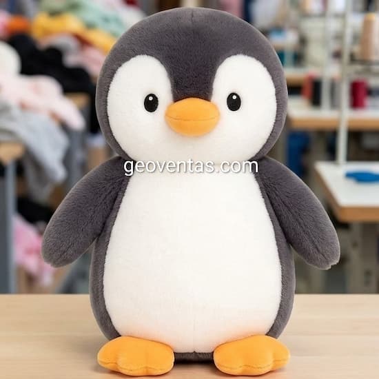 Peluche personalizado de pingüino con delivery exclusivo en Lima - Cod:PLH23