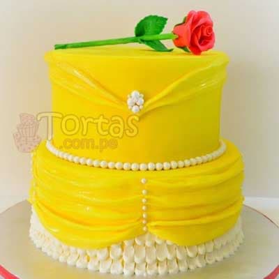 Torta Princesas para niña | Imágenes de Torta de Princesas - Cod:PRC07