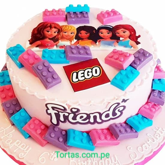 Torta Lego Friends