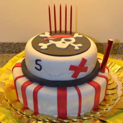 Tortas Pirata | Tortas de Piratas para Fiestas Infantiles - Cod:PRT07
