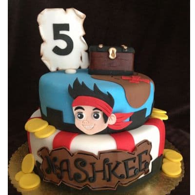 Tortas de Piratas | Tortas de Piratas para Fiestas Infantiles - Cod:PRT09