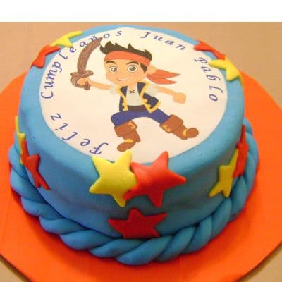Tortas de Piratas para Fiestas Infantiles y Pasteles Delivery Lima Regalos - Cod:PRT13