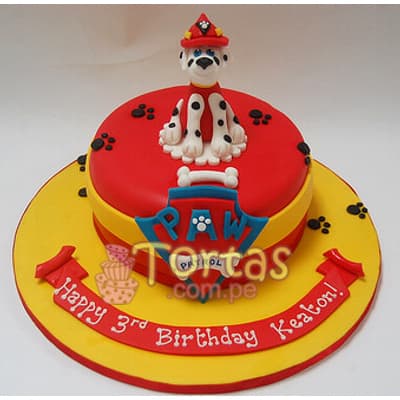 Pastel Paw Patrol | Imágenes de Tortas Paw Patrol | Patrulla Canina - Cod:PWP09