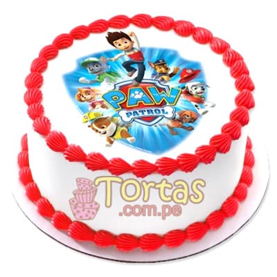 Foto Torta de Paw Patrol | Imágenes de Tortas Paw Patrol | Patrulla Canina - Cod:PWP16