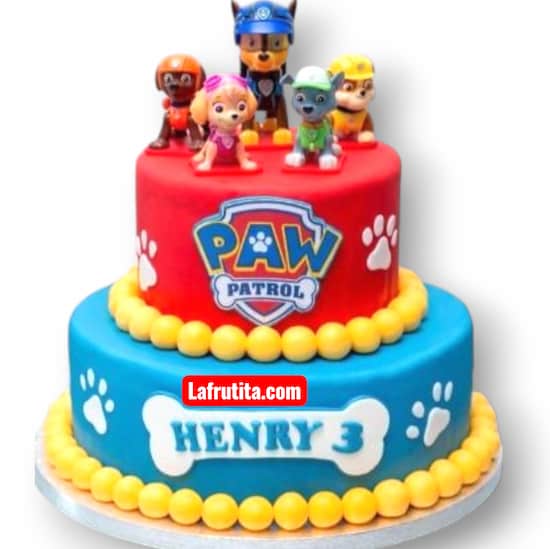 Torta de dos pisos Paw Patrol - Cod:PWP23