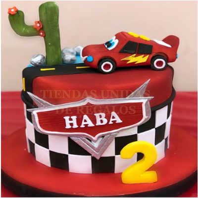Torta Cars | Torta de McQueen - Cod:RMQ05