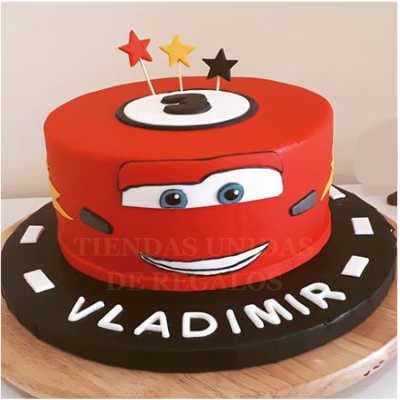 Torta Rayo Mcqueen | Torta cars - Cod:RMQ06