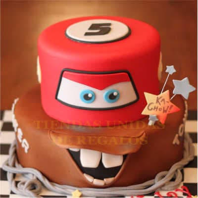 Torta Rayo Mcqueen Personalizadas Delivery Lima a domicilio  - Cod:RMQ15