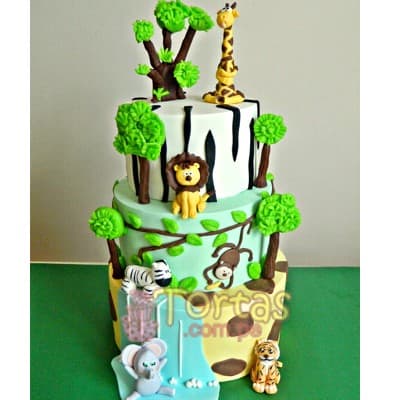 Torta Jirafa | Torta jirafa safari