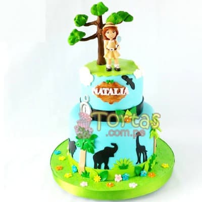 Torta Safari | Torta con tematica safari