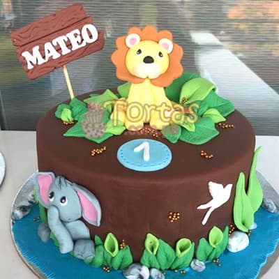 Torta Safari | Torta Leon de la selva