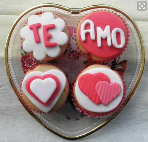Cupcakes de amor Valentin