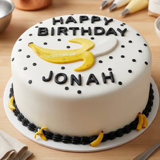 Torta Temática de Banana con Delivery en Lima Dulce y Divertida - Cod:TAA15