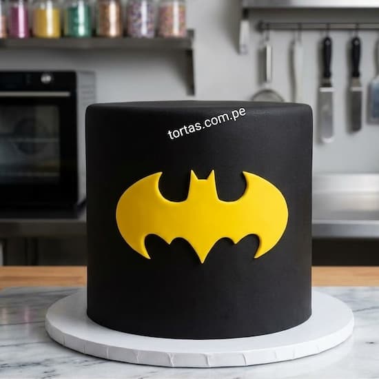 Torta personalizada temática Batman delivery Lima Perú exclusiva - Cod:TBA11