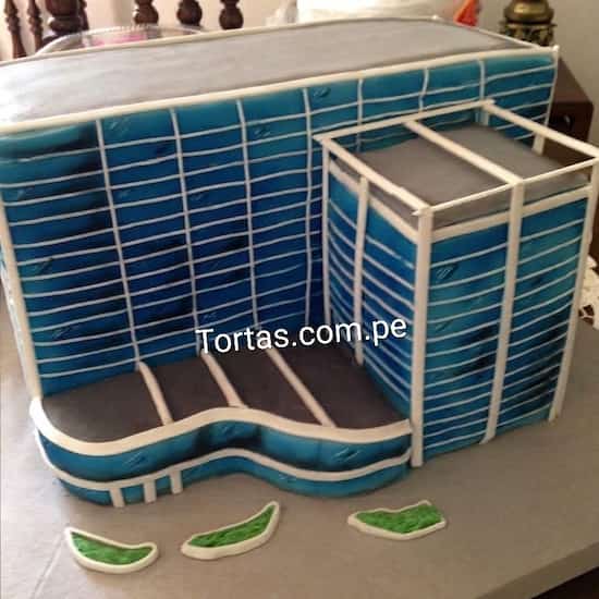 Torta arquitectónica en Lima un edificio dulce y sorprendente - Cod:TCS19