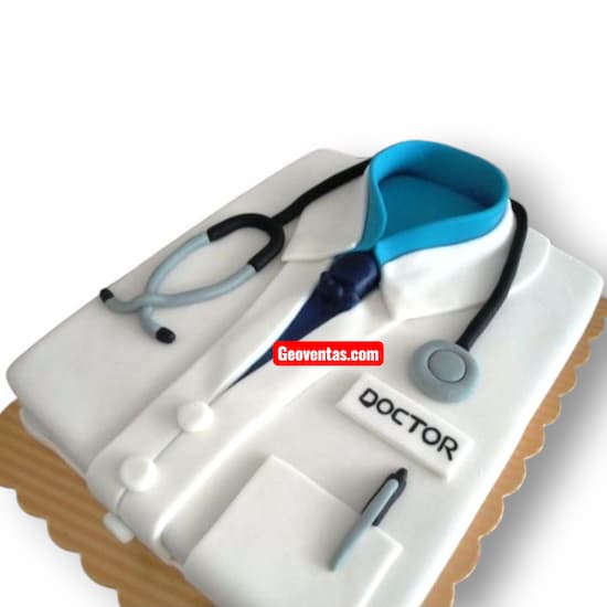 Pastel para Medico Doctor tematico con nombre - Cod:TDC14