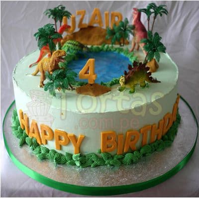 Torta Dinosaurio | Pastel de Dinosaurio - Cod:TDN03