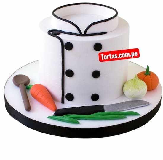 Torta Cheff Gorro Temático – Delivery en Lima - Cod:TRG17
