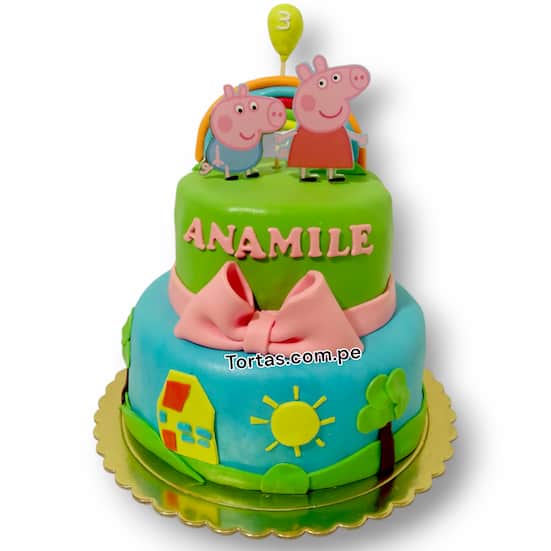 Tortas George Pig y Pepa Pig Delivery Lima - Cod:TPE11