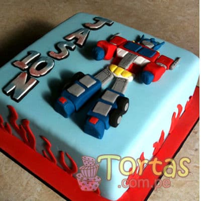 Torta de Tranformers | Pasteles Transformers | Tortas de transformers