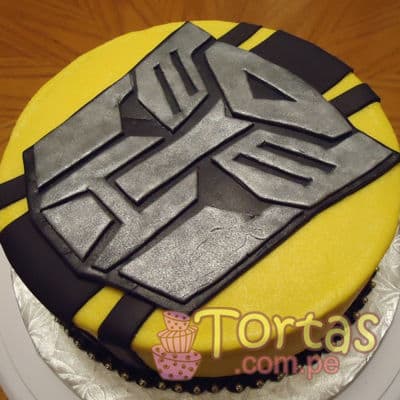 Torta Bumblebee | Pasteles Transformers | Tortas de transformers