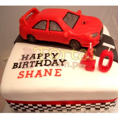 Torta Auto Veloz - Pastel de Carros Delivery Lima Regalos - Cod:WAU11