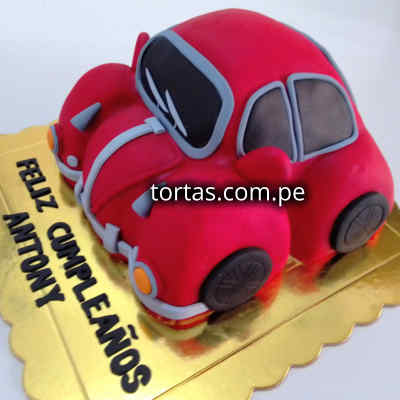 Torta Beatle | Torta Vochito | Torta  - Cod:WAU18