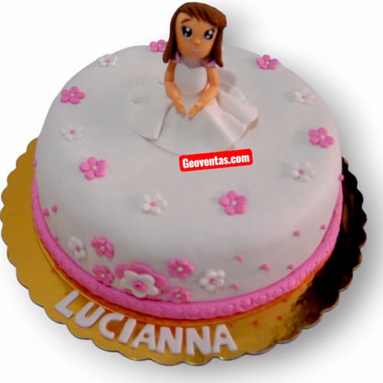 Torta para Comunion o Bautizo Niña - Cod:WBC24