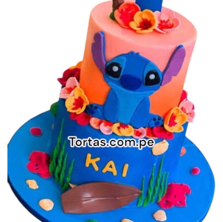 Torta Lilo Stich Delivery Pasteles Lima y Callao  - Cod:WBE53