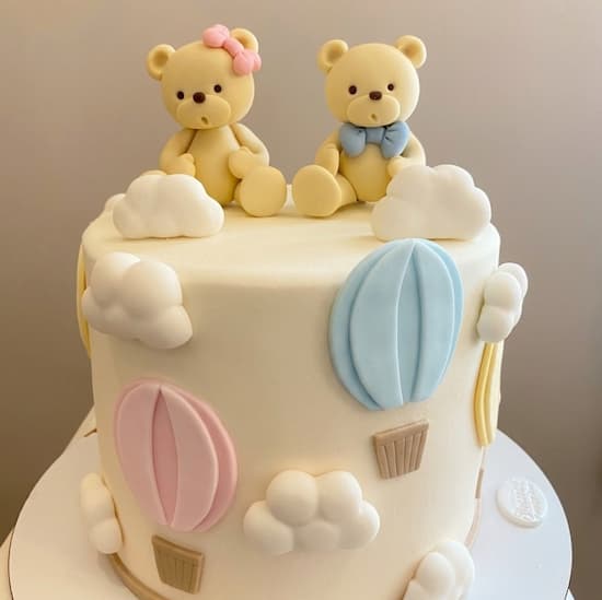 Torta para recién nacido y baby shower delivery Lima personalizado - Cod:WBS18