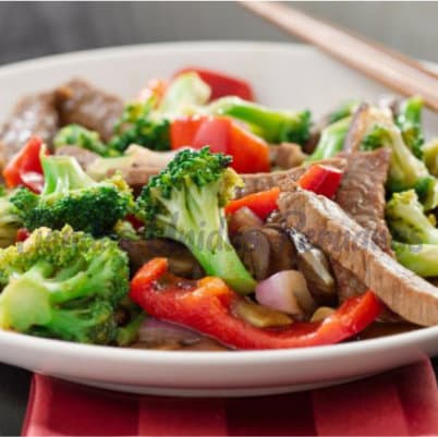 Carne de Res con Verduras y Chifas en Miraflores Delivery - Cod:WCR02