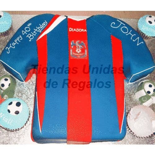Torta Camiseta Barcelona FC | Tortas Futbol - Cod:WFU08