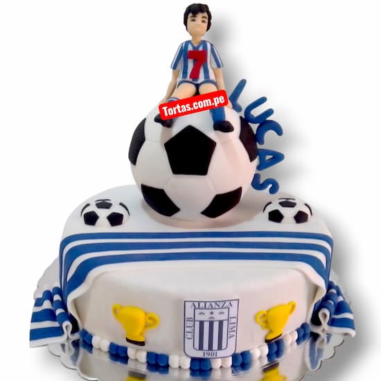 Torta de football personalizable con delivery rápido - Cod:WFU34
