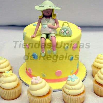 Torta de cumpleaños para mujer embarazada Delivery Lima